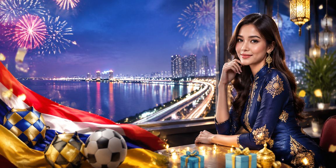 Perayaan kemenangan lotri rs4 di Johor semasa Hari Raya